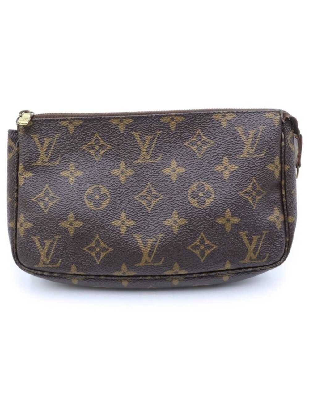 Louis Vuitton Monogram Pochette Accessoires Shoulder Bag Brown